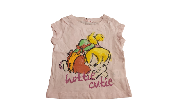 Tee-shirt à manches courtes rose 3 mois (Alouette)