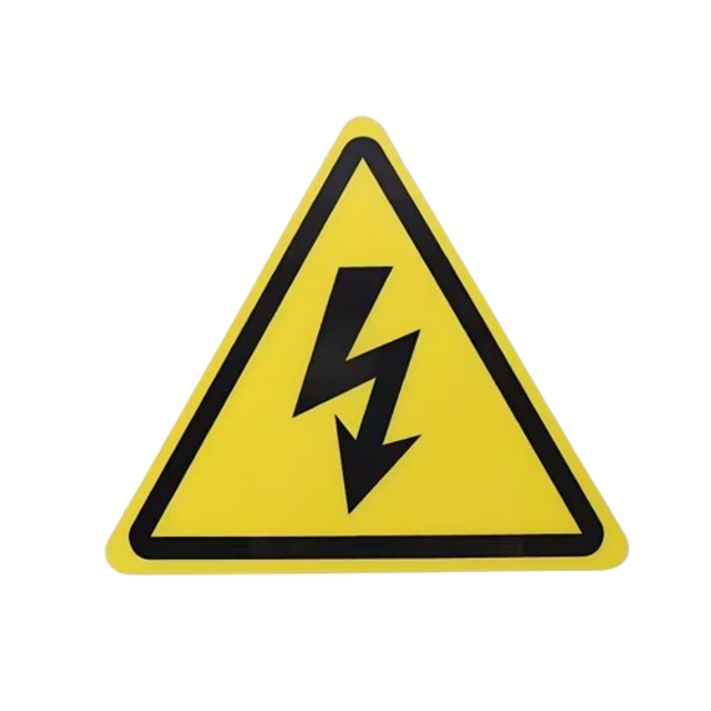 Cache ”Danger électrique"