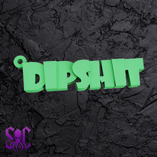 Dipshit keyring