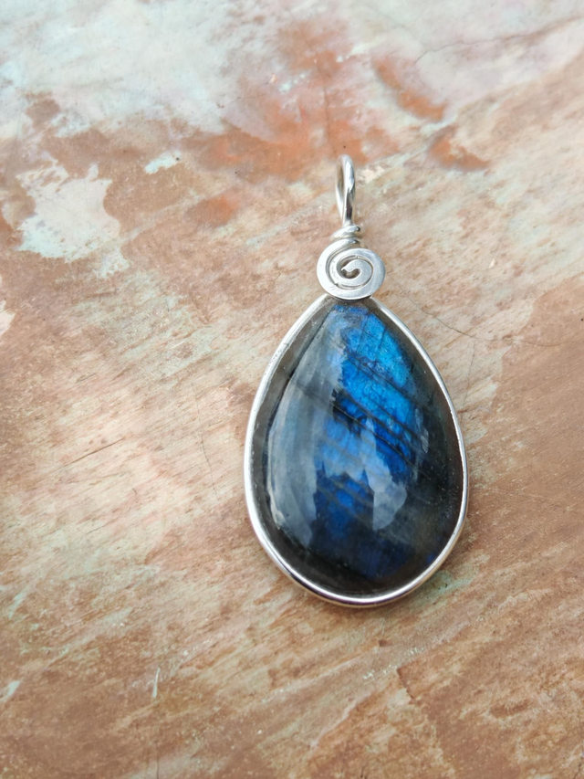 Pendentif Labradorite - Argent 925 