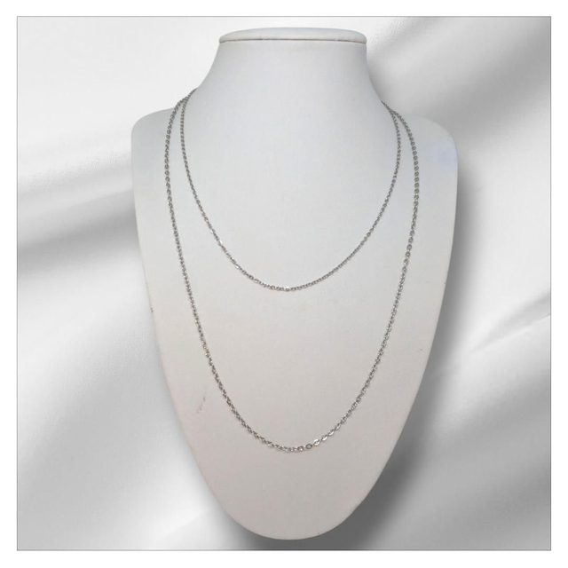 Chaîne &quot;Argentée&quot; acier inoxydable 