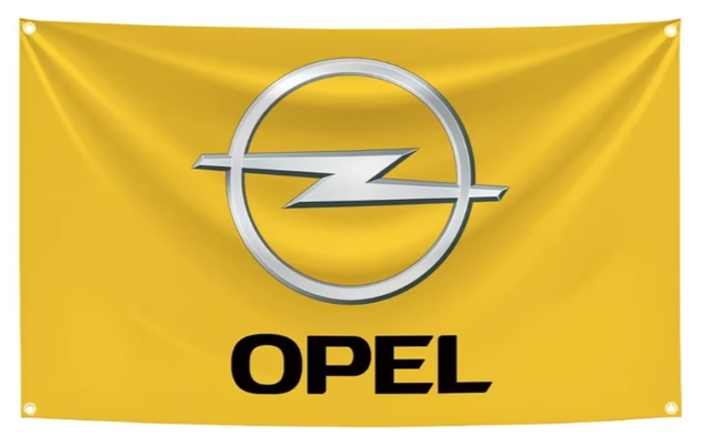 Grote vlaggen Opel (150x90cm)