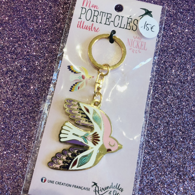 Porte clé &quot;Hirondelle&quot;