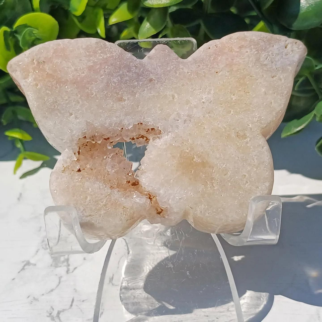 Pink Amethyst Butterfly