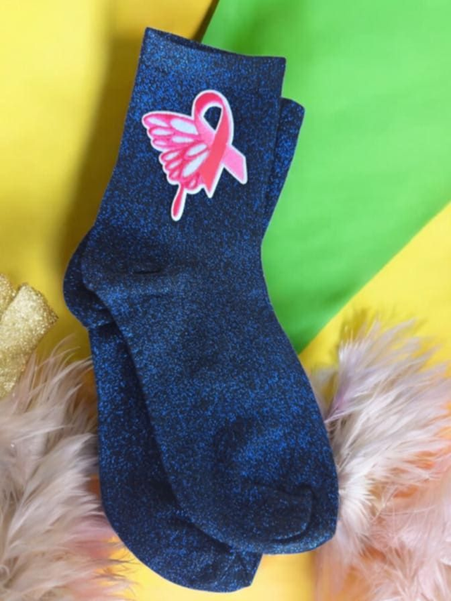 Ma chaussette a Paillettes " Papillon   "