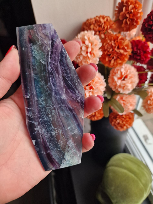 Fluorite slab