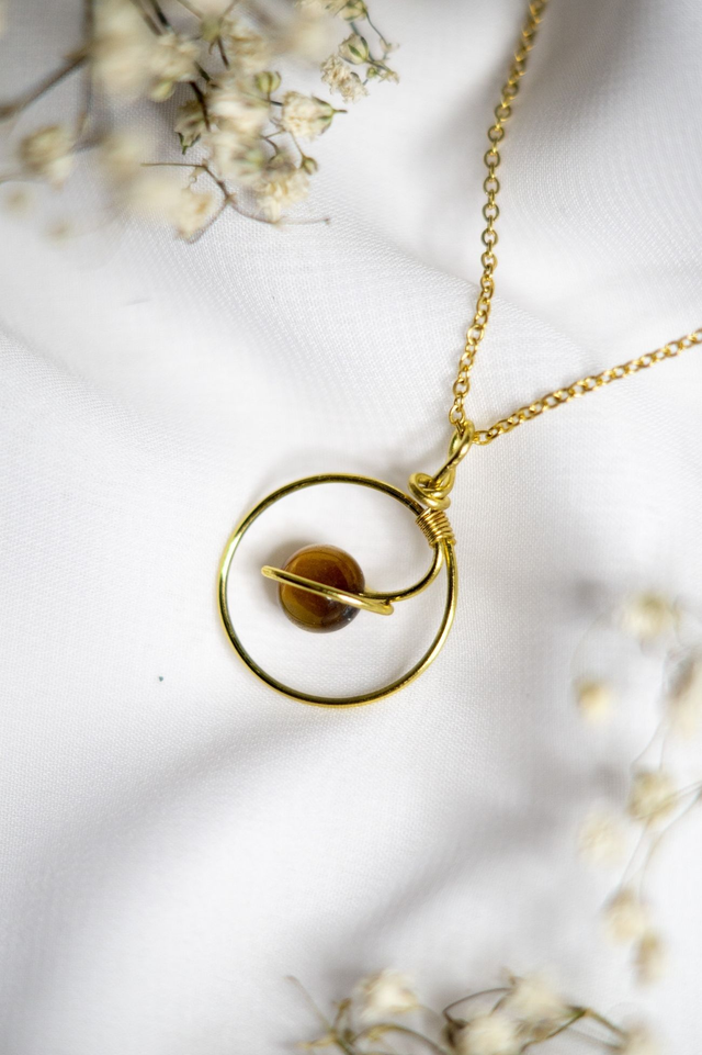 Collier Mars • en pierre naturelle