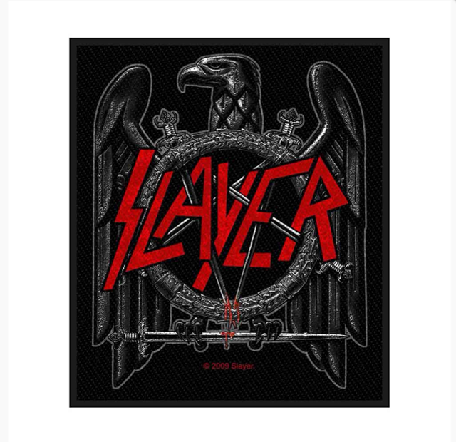 SLAYER STANDARD PATCH: BLACK EAGLE