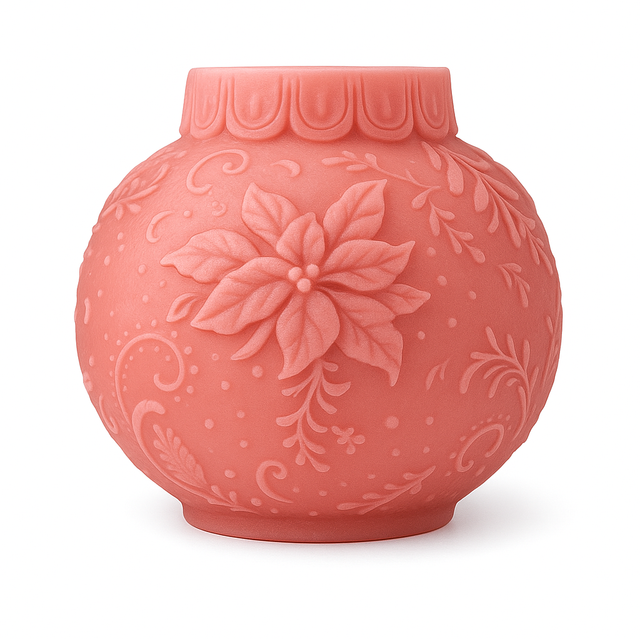 Poinsettia Bauble Scented Candle 