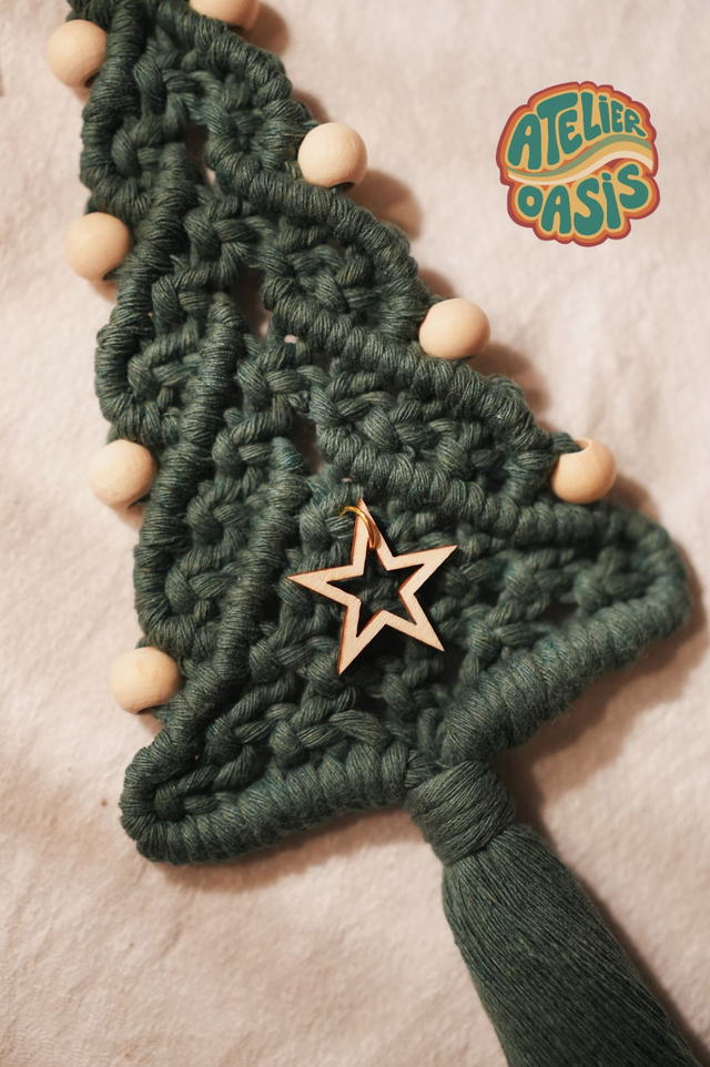 Sapin en macramé - taille S