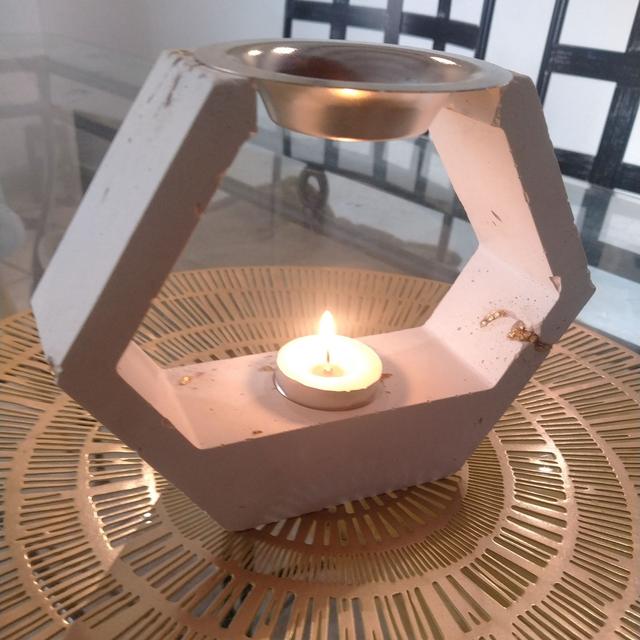 Brûle parfum hexagonal