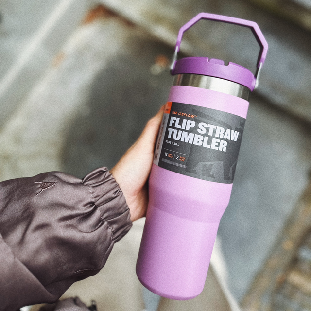 Stanley IceFlow™ Flip Straw Tumbler 0.89L Lilac