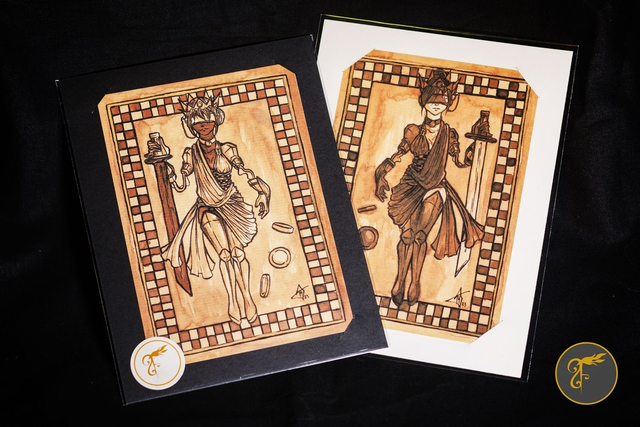 Duo d'illustration Dames - Cartes A6