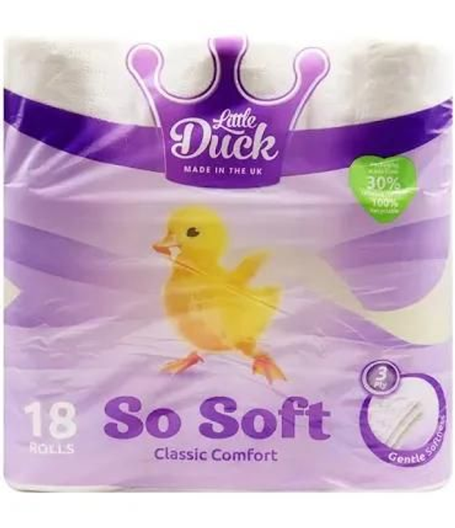 Duck So Soft 18 Toliet Roll X2 Packs