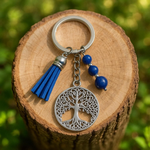 Porte-clé Arbre de vie -- Sérénité,Equilibre,Force