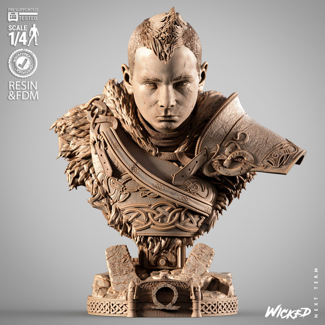 BUSTE GOD OF WAR : ATREUS, série gaming