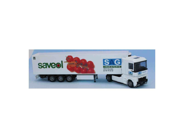 Semi-remorque frigorifique Renault Magnum / SAG Saveol AWM 54501 H0