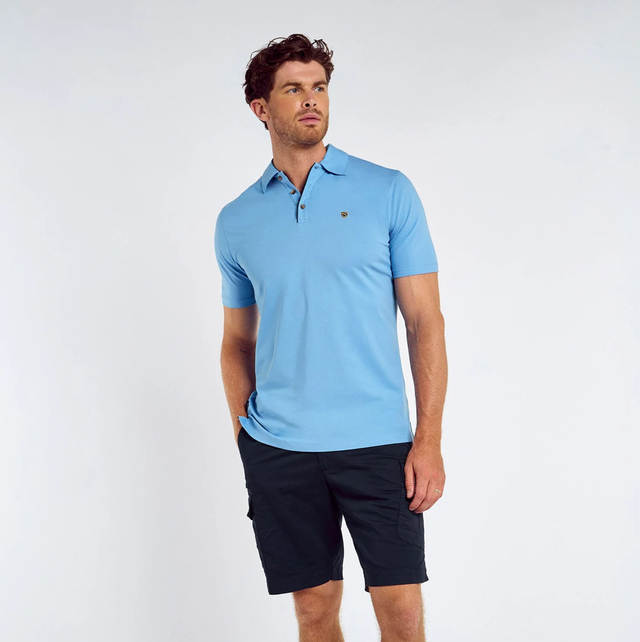 Dubarry Kilmurray Men’s three-button polo - Azure