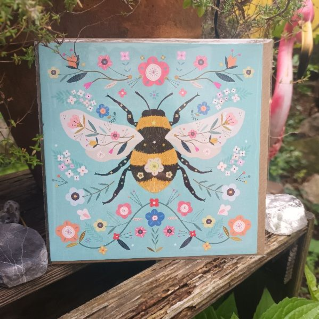Greetings Card - Honey Bee
