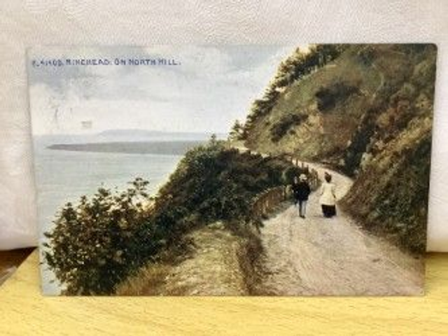 Minehead, On North Hill, Somerset, Posted 1916 Photochrom Co. Ltd. antique postcard. Our Ref No. R502 £2.25