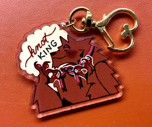 "Knot King" Acrylic Charm