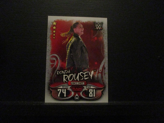 Ronda Rousey - Raw Slam Attax Live Original Trading Card #133