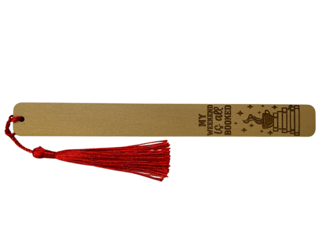 My Weekend Is All Booked Bookmark