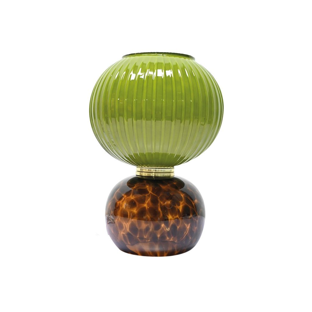 Lampe ADONIS kaki/léopard