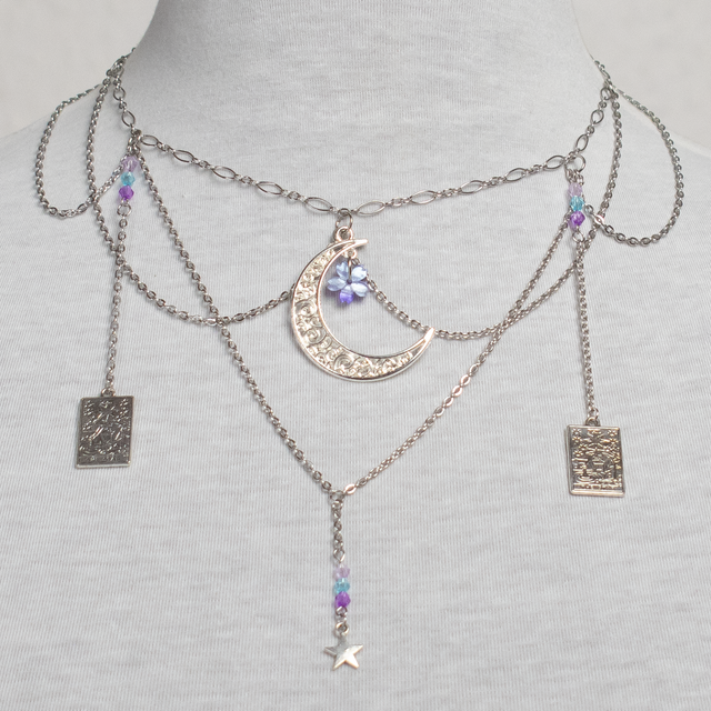 Iris - Collier argenté