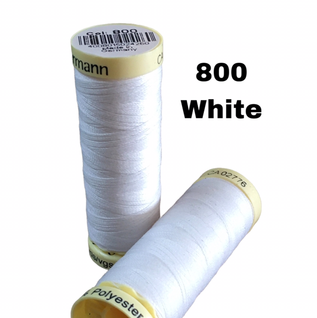 Gutermann Sew All Thread - white &amp; creams