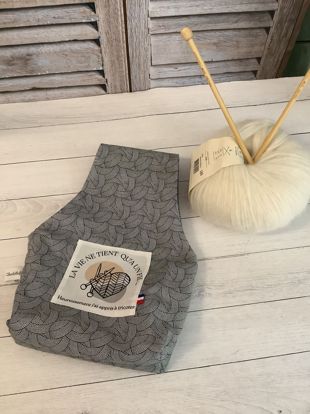 Mon sac Charlottefil Crochet ou tricot