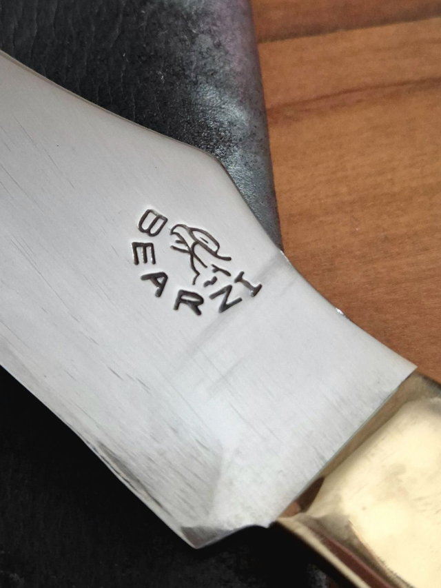 Faca Mineira 4 Pol Aço Inox 420c Osso Bovino Bainha