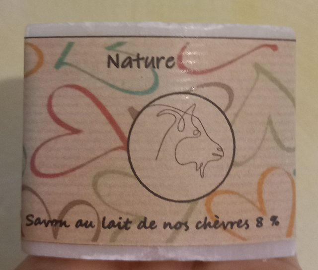 Savon au lait de nos chèvres 8% Nature