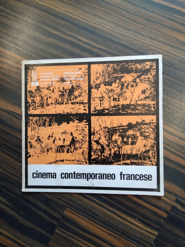 Sandro Toni (curatore) - Cinema contemporaneo francese (Ass. Culturale Italo-francese / IX Mostra Internazionale del cinema libero, 1978)