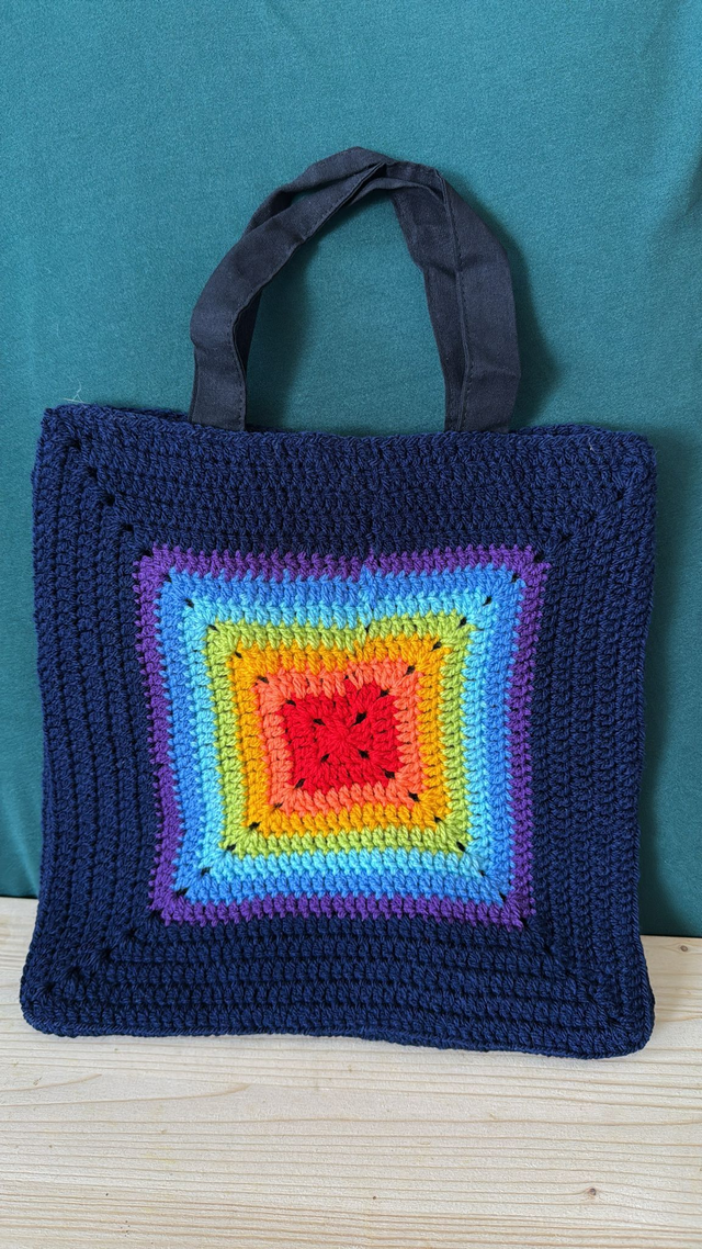 Rainbow Pattern Tote