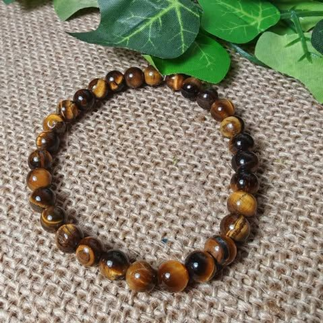 Bracelet 6mm oeil de tigre 