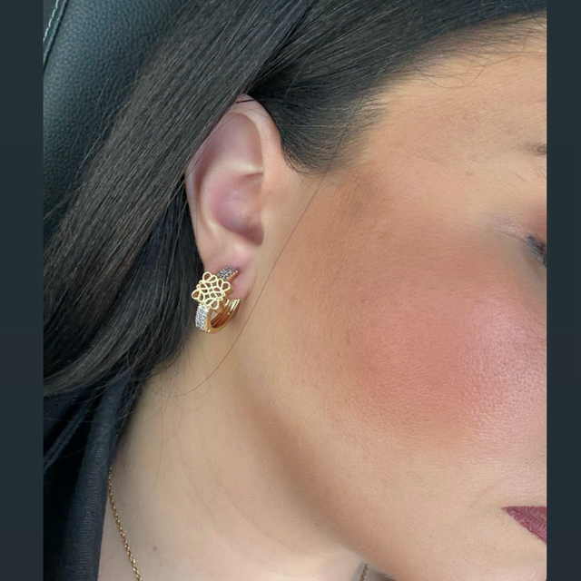 Pendientes Loewe Acero 