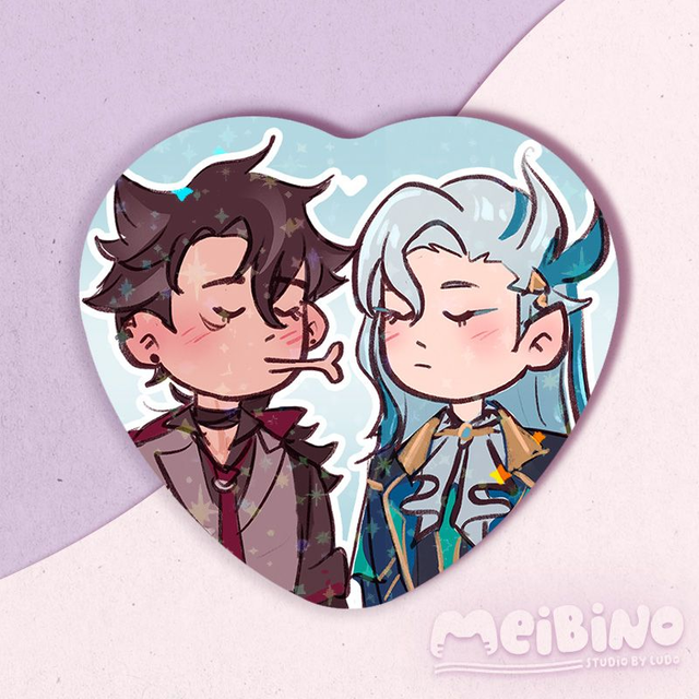 wriothesley x neuvillette kissu 