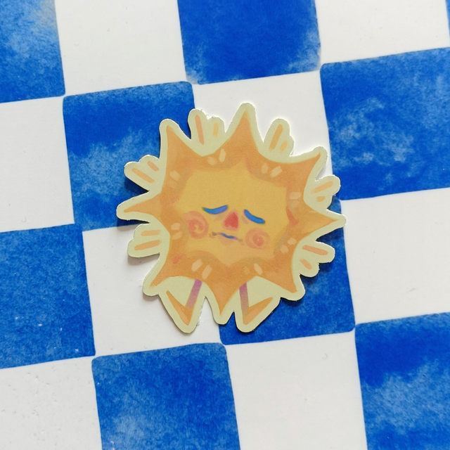 sunshine - vinyl sticker 