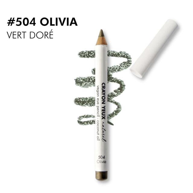 Crayon Yeux Naturel et Vegan - Vert - #504 OLIVIA - Clever Beauty