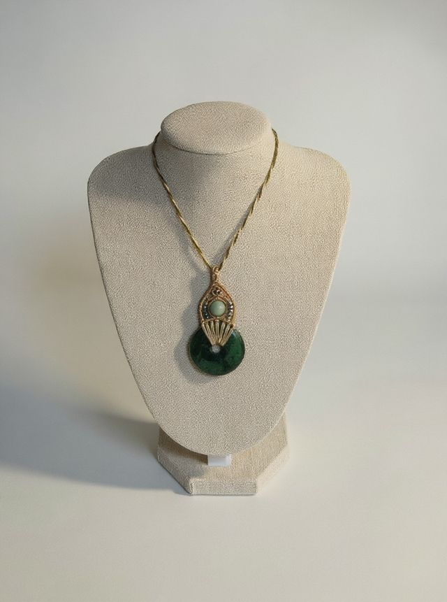 Collier donut jaspe kambaba