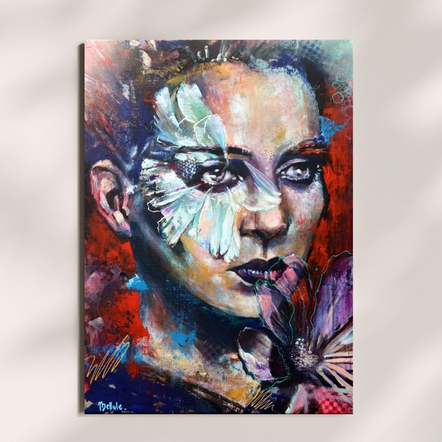 Reproduction d’art A3 sur papier photo – « Romy » – Bellule Art