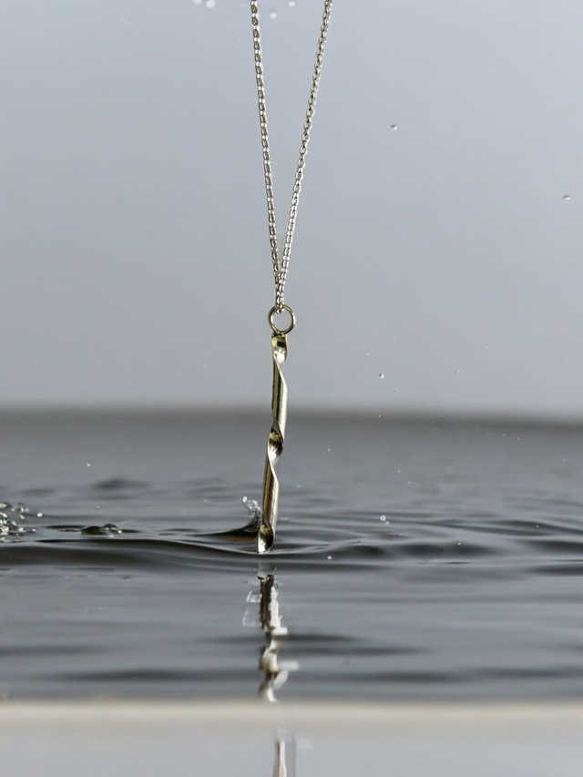 Drill Twisted Pendant