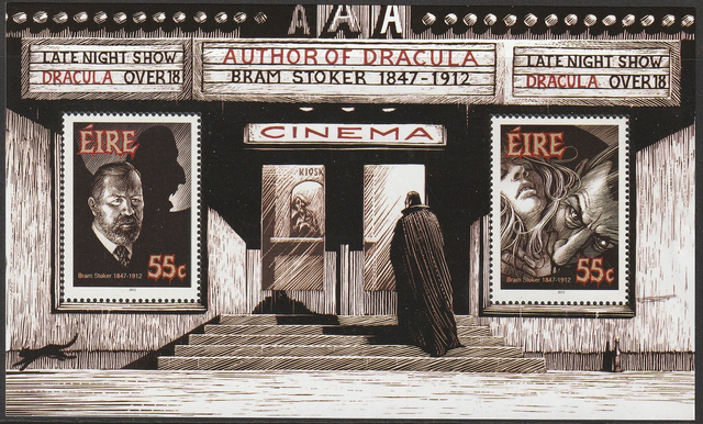 Ireland  2012 Death Centenary of Bram Stoker Minisheet  MNH