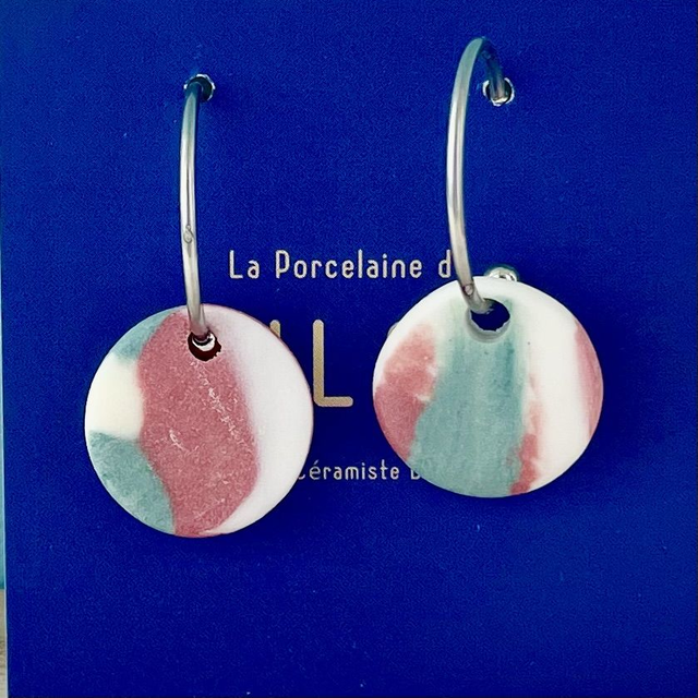 Boucles d&quot;oreilles &quot;Surf&quot; modèle 6