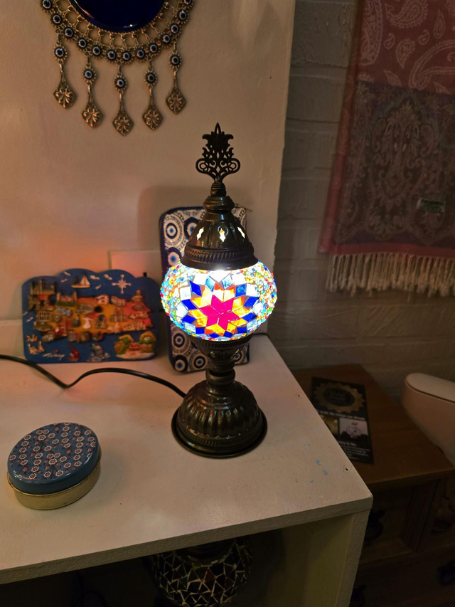 Small Mosaic Table Lamp