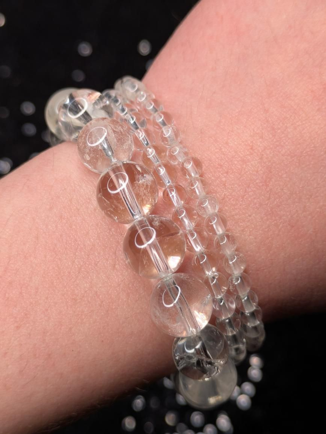 Bracelet cristal de roche 