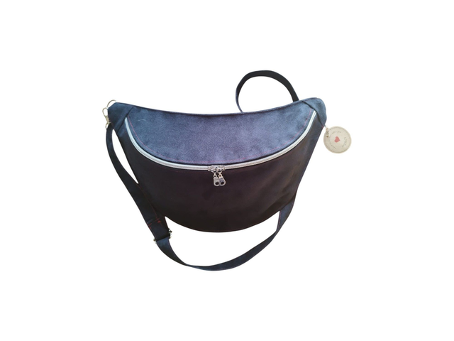 Sac banane en suédine Alaska noir