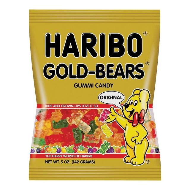 Haribo Gold Gummi Bears Candy, 5 Ounce Bag