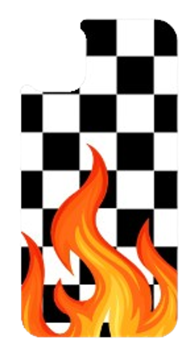 Coque de téléphone fire damier 